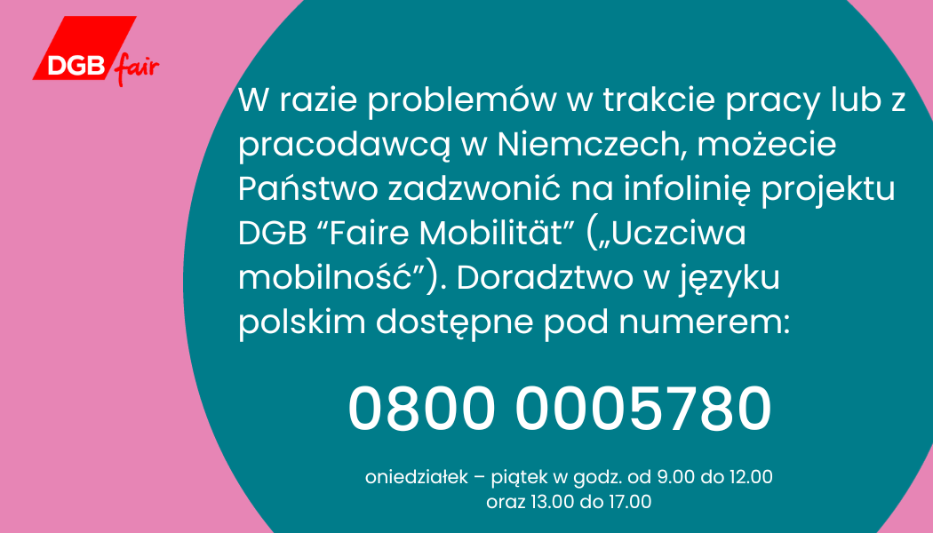 Polnische Hotline Coronavirus Arbeitsrecht